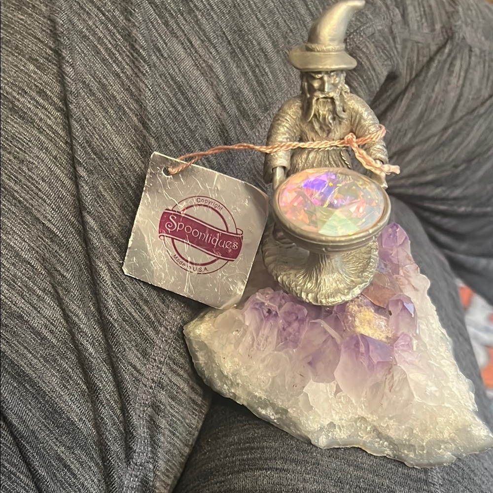 Spoontiques Wizard Crystal Figurine
